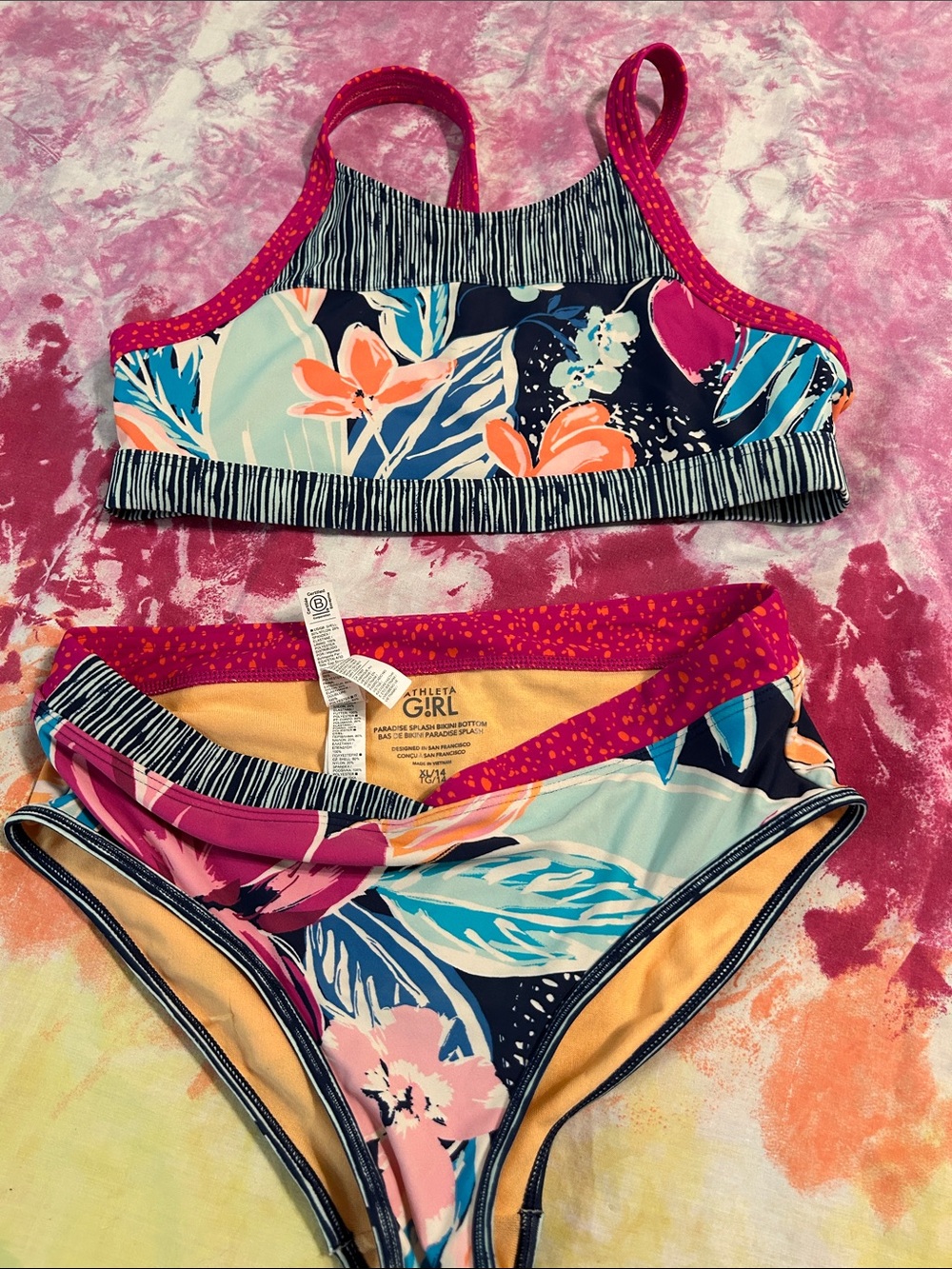 Athleta girl bikini size XL 14